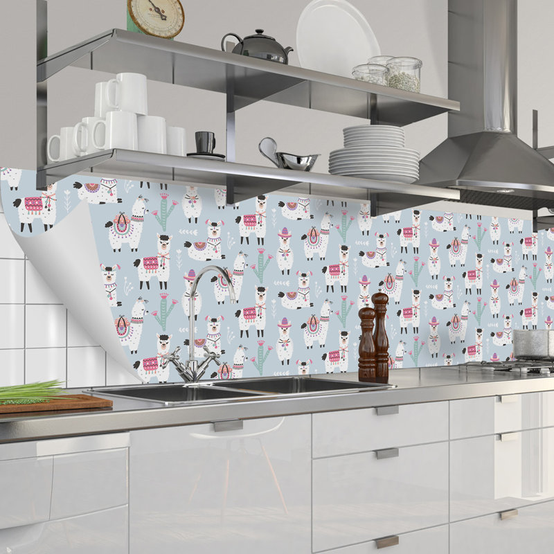 Bothwell 60cm W x 280cm L PVC Peel and Stick Panel