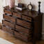 Armoire d'appoint en noyer massif