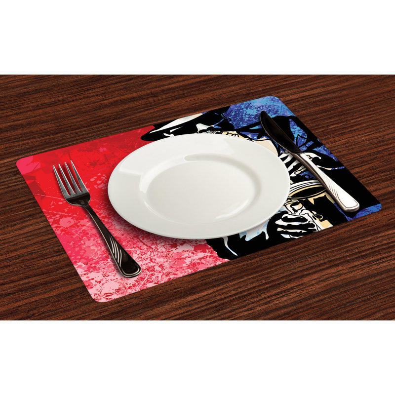 Polyester Abstract Rectangle Placemat