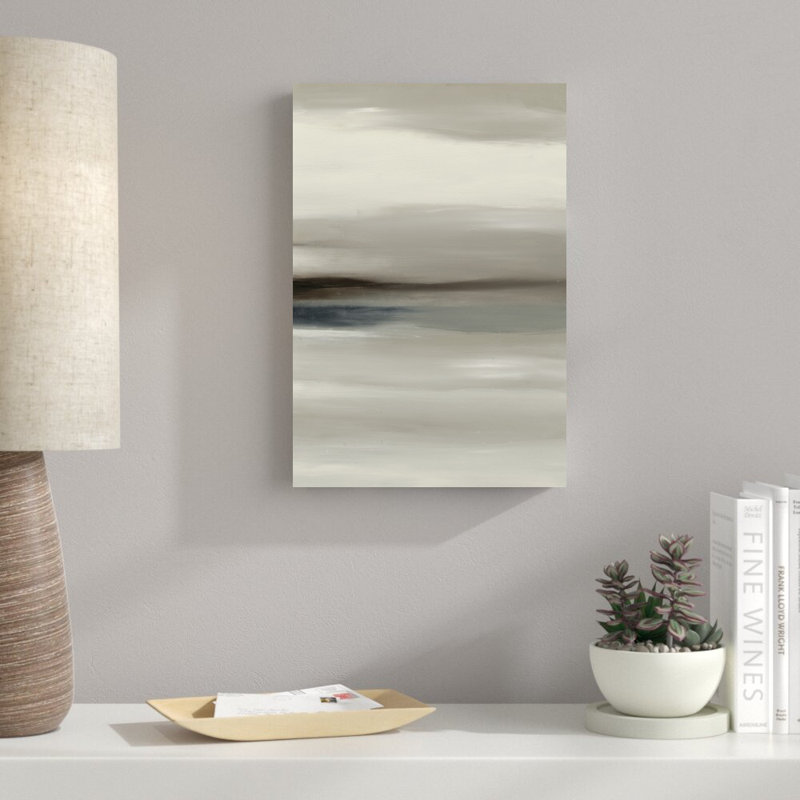 «Vast Horizon I» par Stellar Design Studio - peinture sur toile tendue, H 18 po x l 12 po