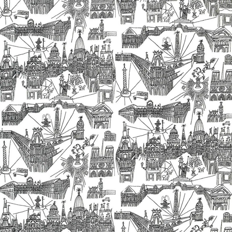 Views Of Paris Fabric