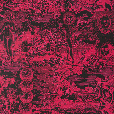 Schumacher x Johnson Hartig Modern Toile Wallpaper