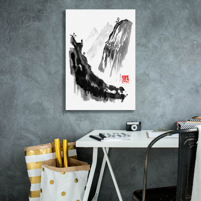 «The Traveller 02» par Pechane, art mural sur toile, H 26 po x l 18 po x P 0,75 po
