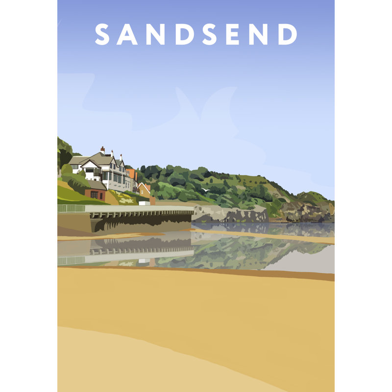 Sandsend 5 by Richard O'Neil - Print, No Frame, 40 cm H x 30 cm W x 1 cm D