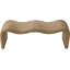 Monifa Vegan Leather Bench-890399112