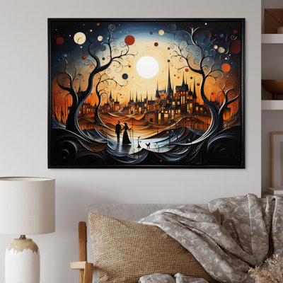 " Abstract Romantic Couple Landscape "