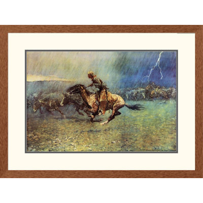 " The Stampede " by Frederic Remington