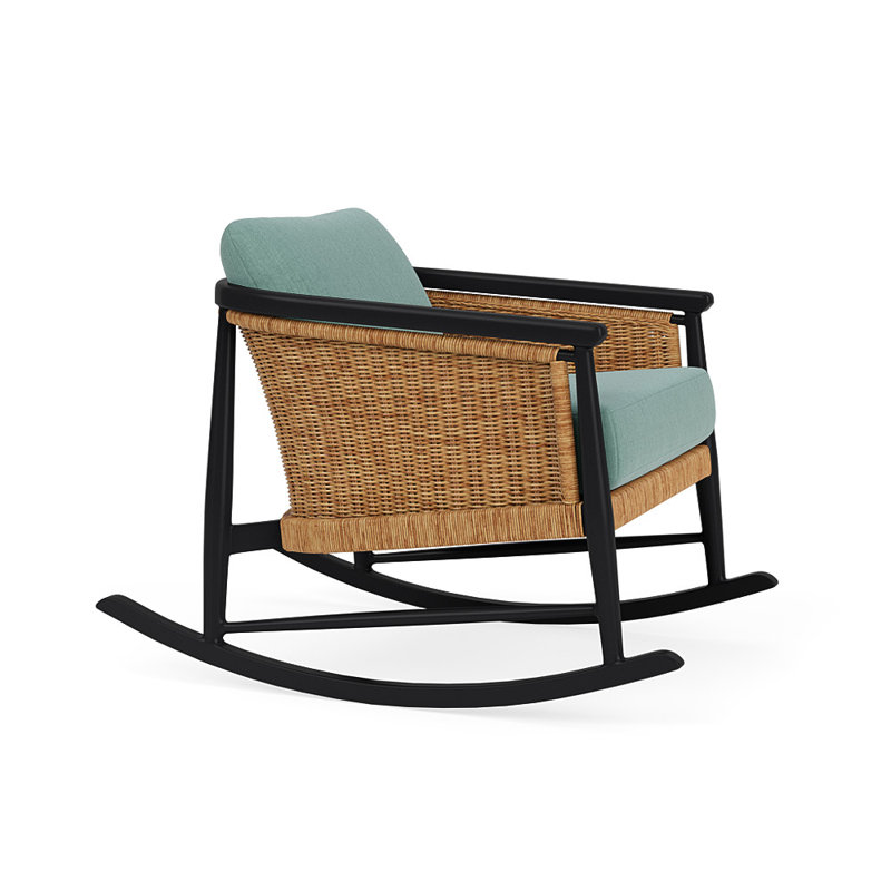Galloway Outdoor Rocker Chair, Loveboat Mint