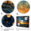 «Sky Celestial Mosaic Landscape IV», reproduction sur toile-269789200-269789201