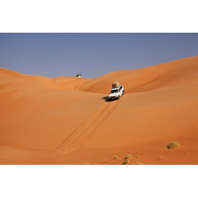 Car Driving in the Desert by Seppfriedhuber