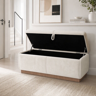 Velvet Upholstered Bench