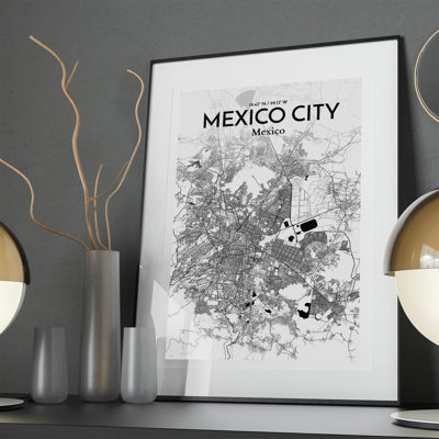 «Mexico City Map», impression
