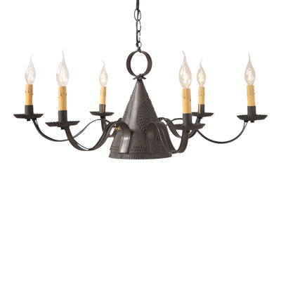 Popham 6 - Light Dimmable Classic / Traditional Chandelier