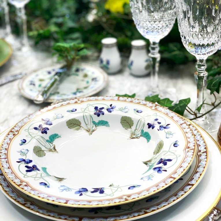 Impératrice Eugénie Porcelain Soup Plate