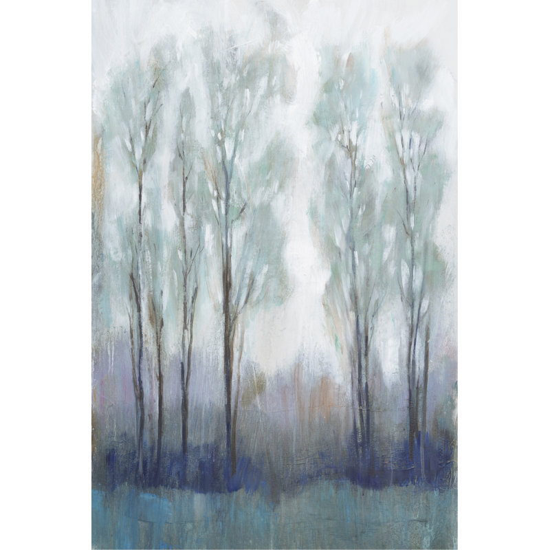 "Through the Clearing II" par Timothy O 'Toole, reproduction d'art sur toile, H 49,5 po x l 33,5 po, Encadrement doré