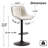 Modern Height Adjustable Swivel Bar Stools Upholstered Leather Barstool Kitchen Island Chairs With Metal Frame-1949709383