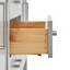 Base de meuble-lavabo double 72 po Pawley en gris seulement-76034501