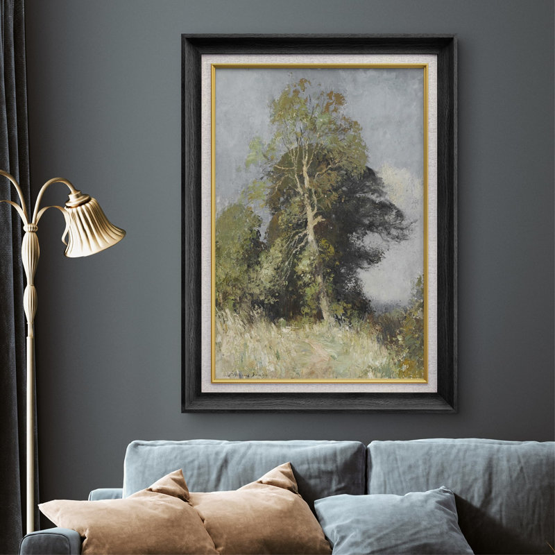 The Ash Tree - Peinture sur toile encadrée, Noir