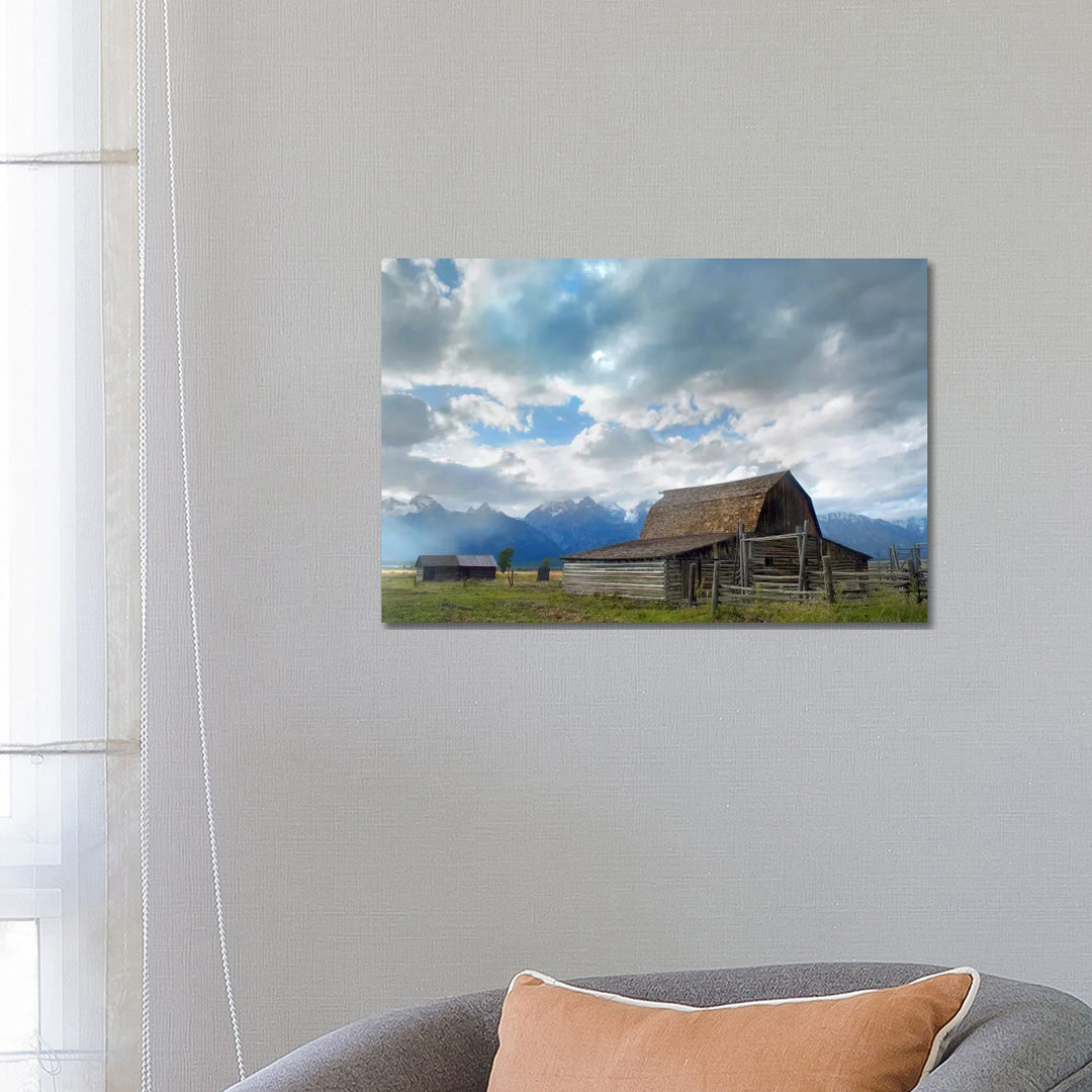 Mormon Row Barn, Grand Teton National Park, Wyoming I by Tim Fitzharris - Gallery-Wrapped Canvas Giclée on Canvas