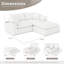 Causeuse avec repose-pieds Cloud-887204480-887204509