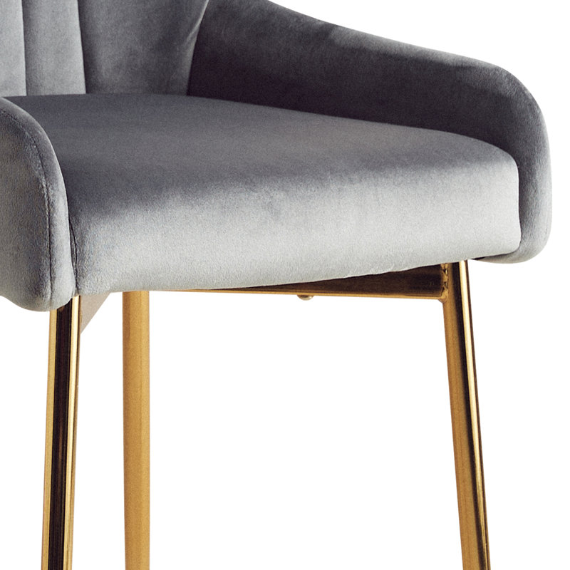 Chaise de salle à manger Maulsby, Gris, 4