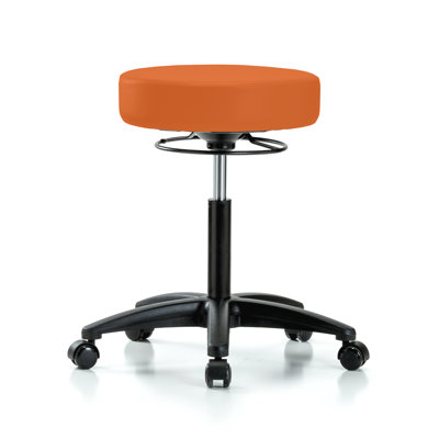 Dorella PERCH 360 Degree Height Adjustable Swivel Stool | Desk Height 18-23" by Orren Ellis