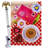 Double Sided 40'' H x 28'' W Polyester Valentine's Day Flag Set