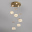 Lustre en cristal à 5 lumières Modern