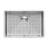 Ruvati Bar Prep Sink Narrow Trough Undermount 16 Gauge Stainless Steel Single Bowl-101377101