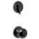 Handleset with Deadbolt and Door Knob and Rosette