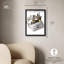 «Doll Memories - Gray Treasure Bag Shadowbox Print», art mural par Art Remedy-117192754-117192752
