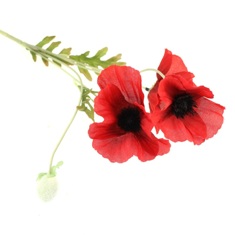 Poppy Spray Arrangement, Red