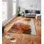 Tapis luxueux antidérapant, 100% polyester, 4,0 x 5,9 pieds, 740 g / m² | Velours avec impression numérique | Éponge stratifiée facile à nettoyer sous la machine, lavable à la machine | Parfait pour le salon, la chambre à coucher et la décoration intérieure-110144585