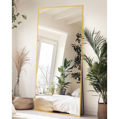 Large Decorative Floor Mirror, Full Length Cheval Standing Mirror For Bedroom Decor, Living Room
