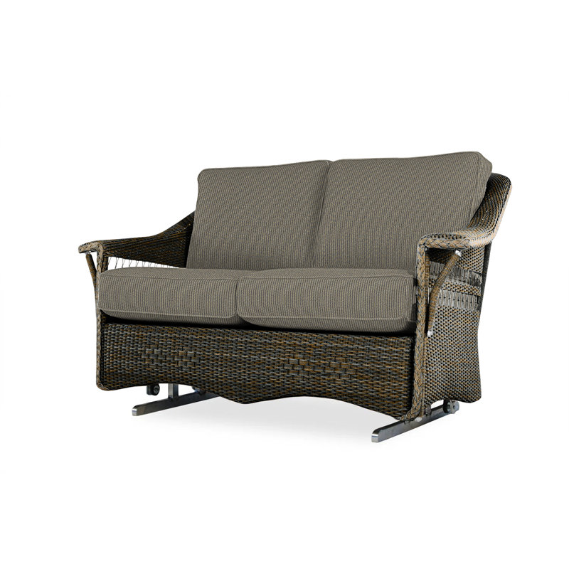 Nantucket Outdoor 2 - Seat Loveseat, Mink, Bamboo Bay Sky