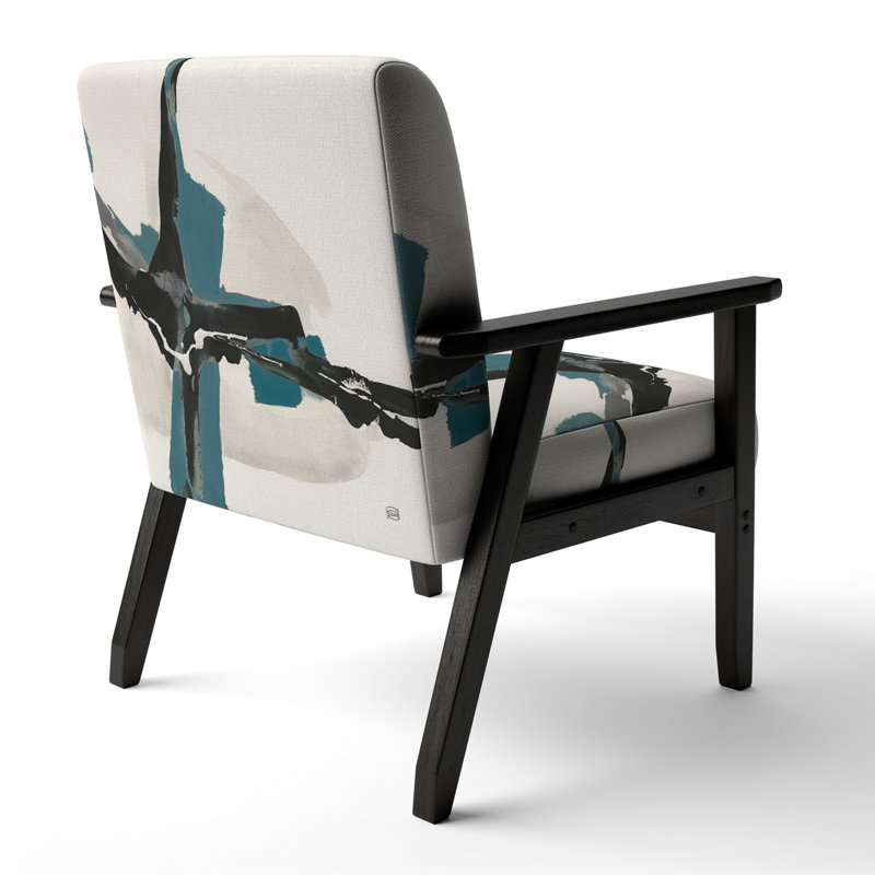 Makeo - Glam Cerulean I - Fauteuil d'appoint rembourré transitionnel