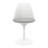Modholic Tulip Swivel Side Chair, Gray-929971210-873244885