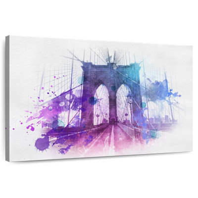 Lilie abstrait pont de Brooklyn