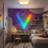 Dynamic Effects Smart Hexagon Panels,Set Of 20 Triangular Light Panels; Smart Led Wall Lamps Compatible With App And Remote Control