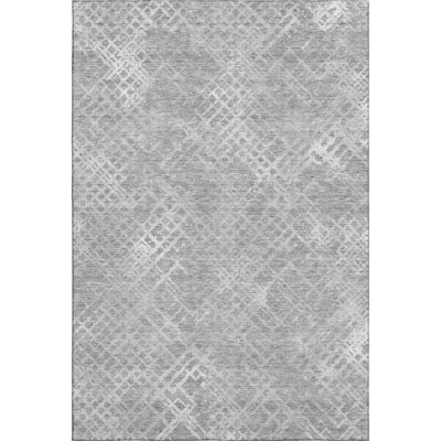 Premium Machine Washable Prisco Gray Rug