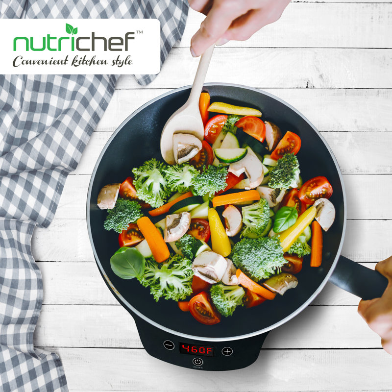 NutriChef 1500 Watt Induction Single Hot Plate