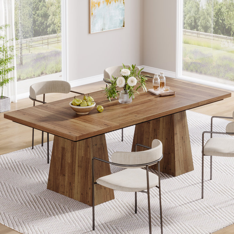 Table repas, Marron clair