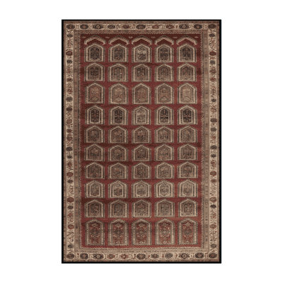 Machine Washable Persian Black Area Rug