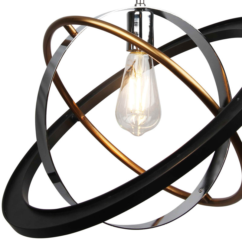 Luminaire suspendu géométrique 1 lumières simple Shawver
