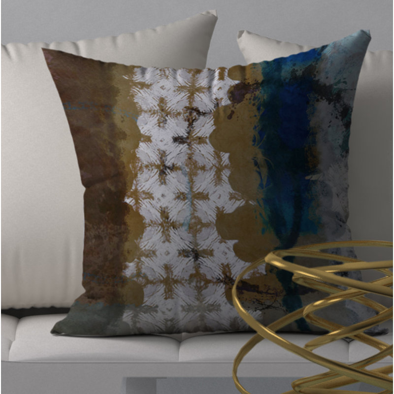 Grande housse de coussin carrée/insert, 18 po x 18 po