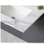 Comptoir en marbre de 31 po, avec îlot rectangulaire encastré et plateau de meuble-lavabo à panneau de 4 po de hauteur résistant à l'eau
