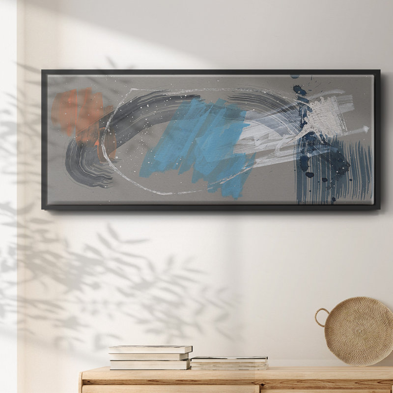 Whimsical Marks II- Framed Canvas