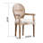 Caroleen Fabric Upholstered Armchair-310191437