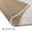 Modern Plush Pet and Kids Friendly Solid Color Off White Area Rugs, Stain & Fade Resistance, Perfect for Living Room, Dining Room, Bedroom, Playroom and Kidsroom, Event, Wedding, Amberlyn Binded Rug-434859269