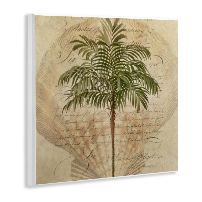 Plaque murale discrète «Tropics Palm», design par Steve Hunziker